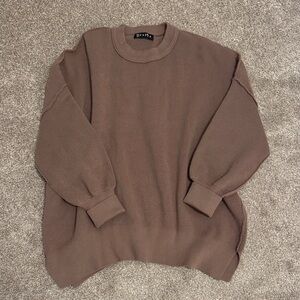 Oversized Brown Sweater
